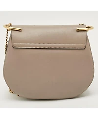 Pre-Owned Chloe Women's Drew Patchwork Suede and Leather Shoulder Bag