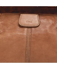 Pre-Owned Chloe Women's Tortoiseshell Frame Leather Shoulder Bag