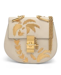 Pre-Owned Chloe Women's Drew Small Palm Embellished Leather Shoulder Bag