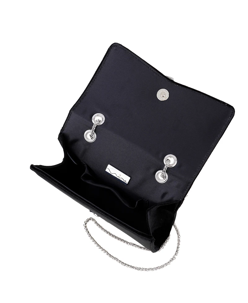 Nina Embellished Small Flap Clutch Handbag