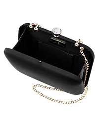 Nina Kaela Beaded Strap Minaudiere Small Clutch Handbag