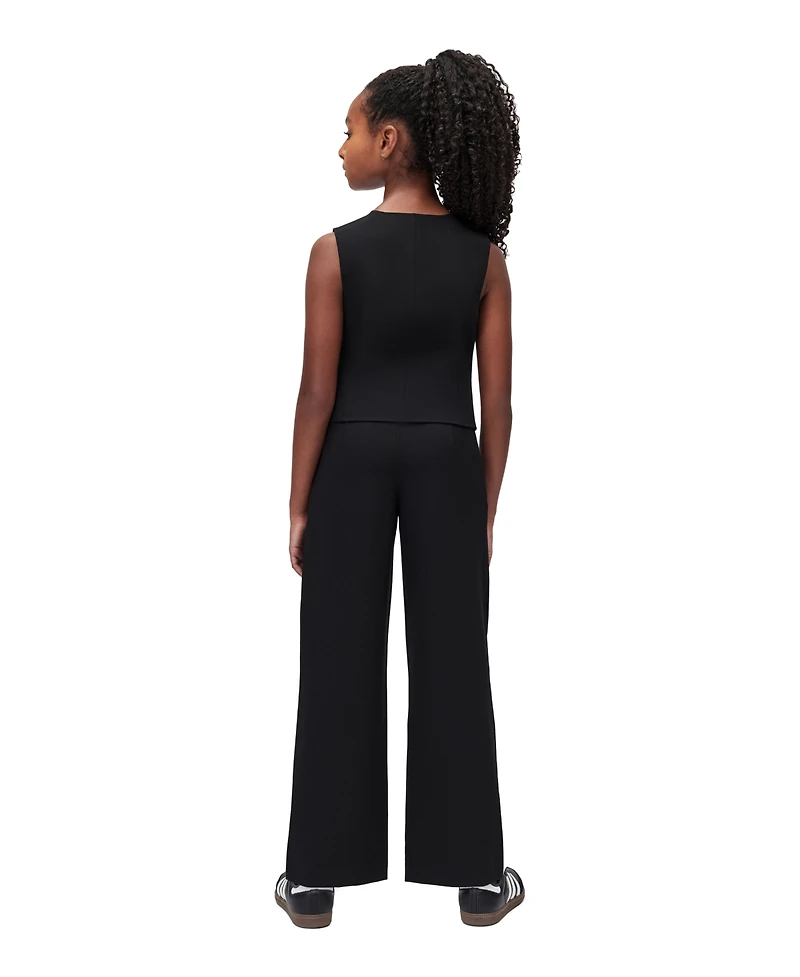 Calvin Klein Girls' 7-16 Refined Stretch Tailored Vest