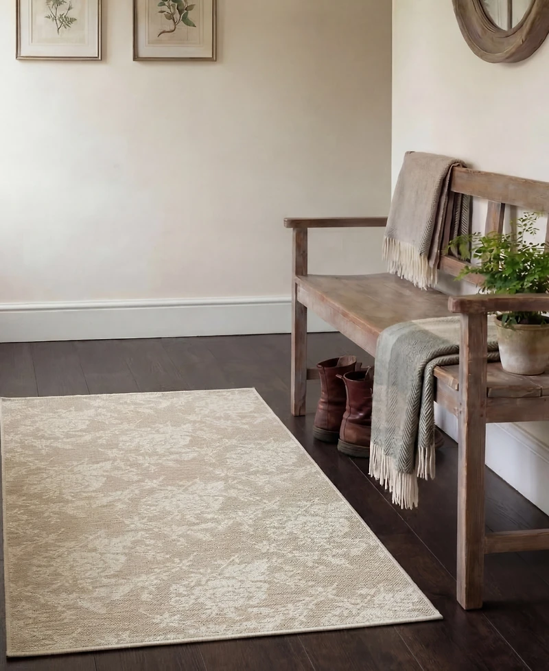 Laura Ashley Doreen Indoor and Outdoor Accent Rug, 60" x 36"