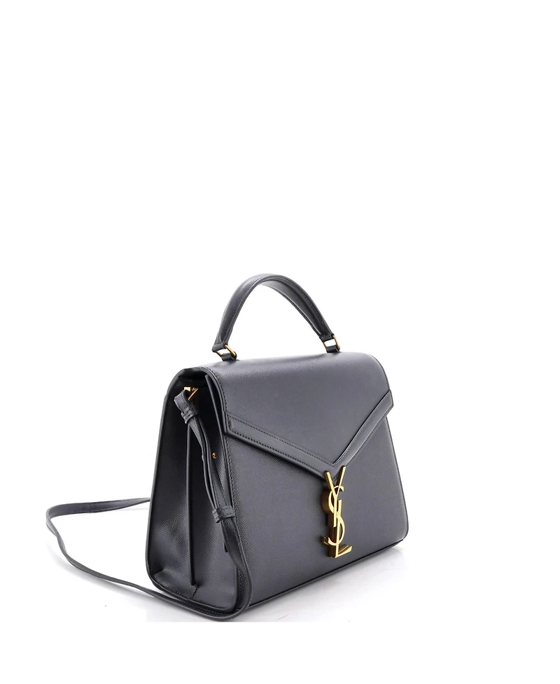 Pre-Owned Saint Laurent Medium Cassandra Top Handle Bag Leather