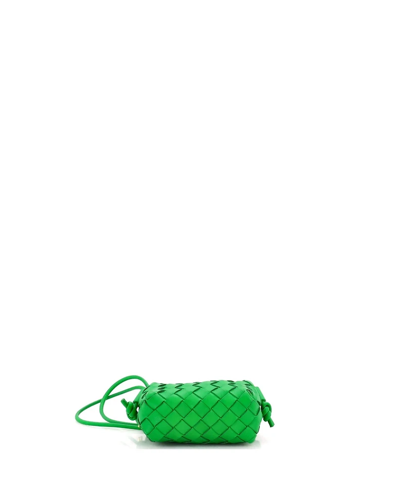 Pre-Owned Bottega Veneta Candy Loop Crossbody Bag Intrecciato Nappa