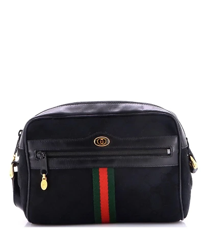 Pre-Owned Gucci Small Vintage Ophidia Shoulder Bag Gg Canvas