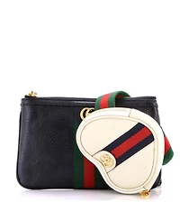 Pre-Owned Gucci Ophidia Heart Utility Double Belt Bag Leather