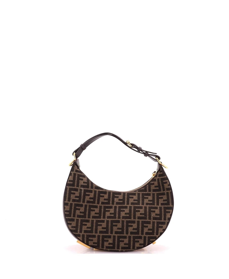 Pre-Owned Fendi Small Fendigraphy Bag Zucca Canvas