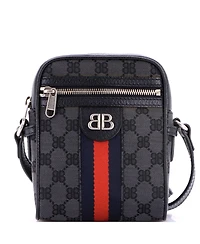 Pre-Owned Balenciaga Mini x Gucci The Hacker Project Zip Messenger Bag Bb Canvas