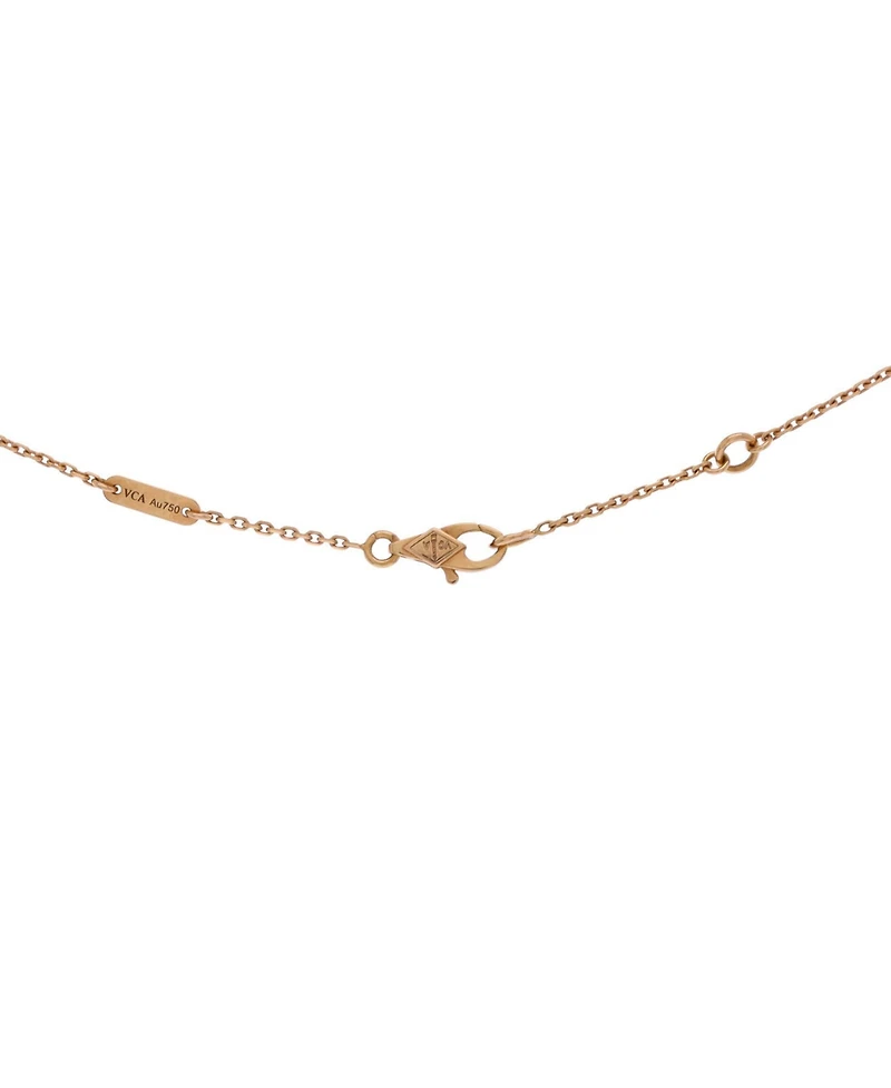 Pre-Owned Van Cleef and Arpels Sweet Alhambra Heart Pendant Necklace