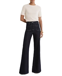 Reiss Women's Stevie Crew-Neck T-Shirt