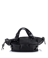 Pre-Owned Bottega Veneta Arco Tool Bag Maxi Intrecciato Leather