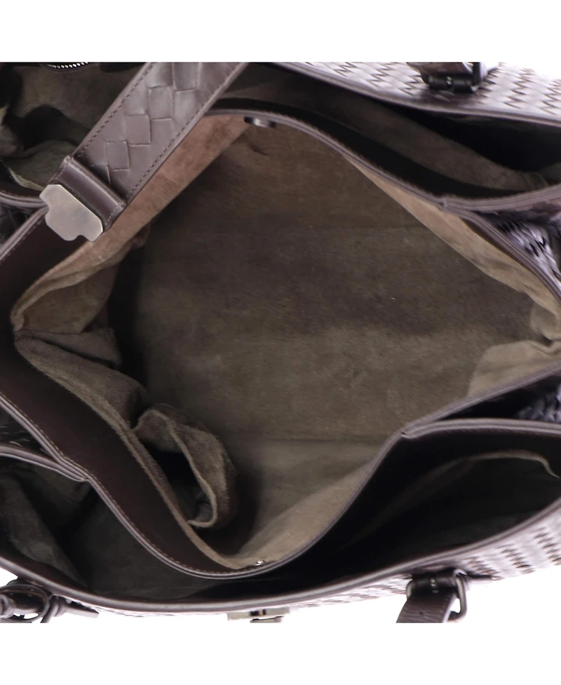 Pre-Owned Bottega Veneta Roma Bag Intrecciato Nappa