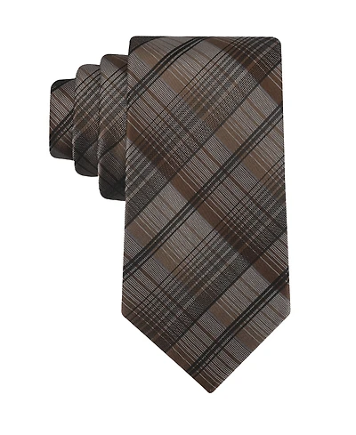 Calvin Klein Men's Ombre Plaid Tie