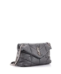 Pre-Owned Saint Laurent Small Loulou Puffer Shoulder Bag Quilted Leather
