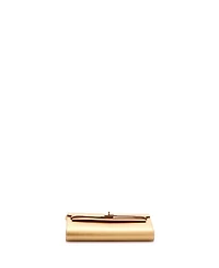 Pre-Owned HERMES Kelly To Go Wallet Metallic Chevre Chamkilight