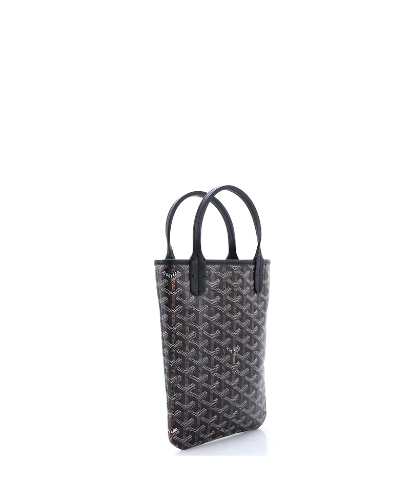 Pre-Owned Goyard Mini Poitiers Tote Coated Canvas
