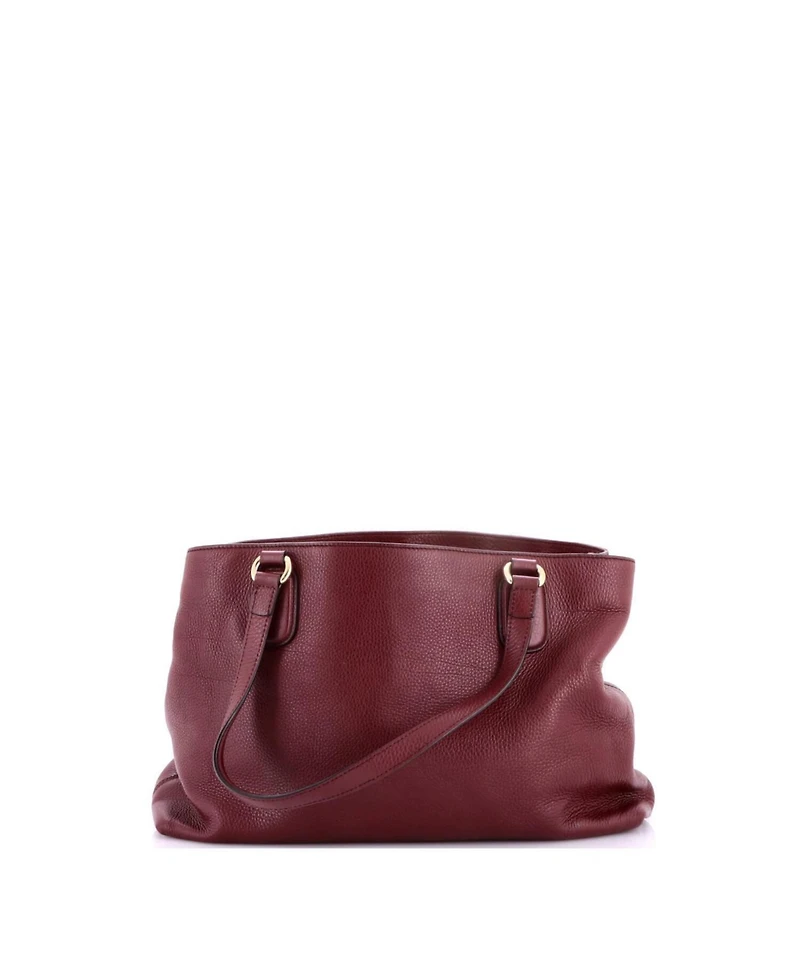 Pre-Owned Gucci Medium Soho Working Tote Leather