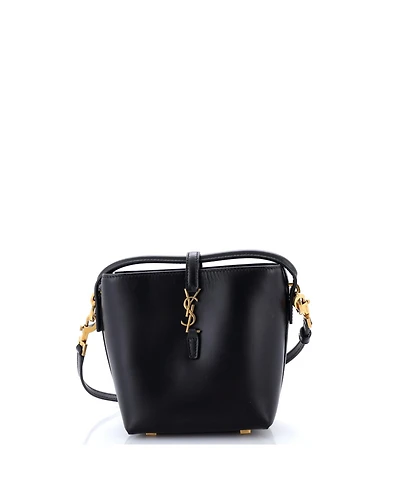 Pre-Owned Saint Laurent Mini Le 37 Bucket Bag Leather