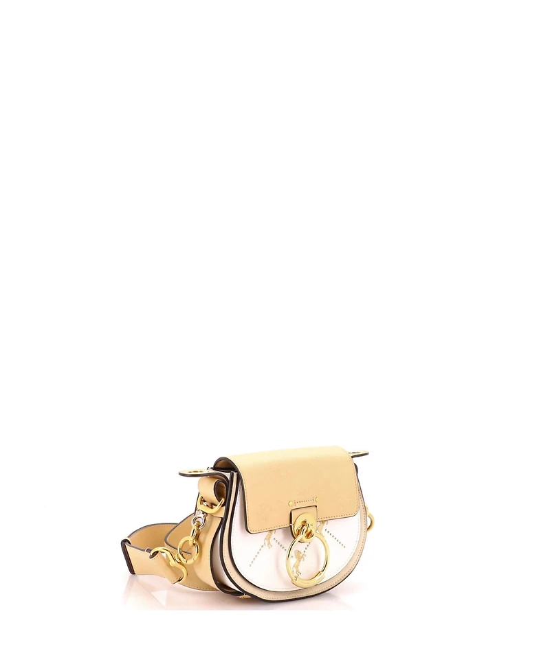 Pre-Owned Chloe Small Tess Bag Embroidered Leather