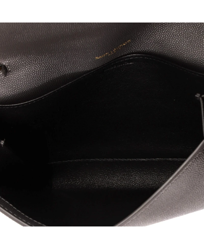 Pre-Owned Saint Laurent Uptown Chain Wallet Leather