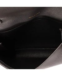 Pre-Owned Saint Laurent Uptown Chain Wallet Leather