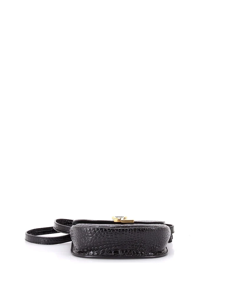 Pre-Owned Saint Laurent Small Kaia Shoulder Bag Embossed Leather