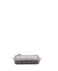 Pre-Owned Celine Horizontal Pouch Crossbody Bag Logo Triomphe Coated Canvas