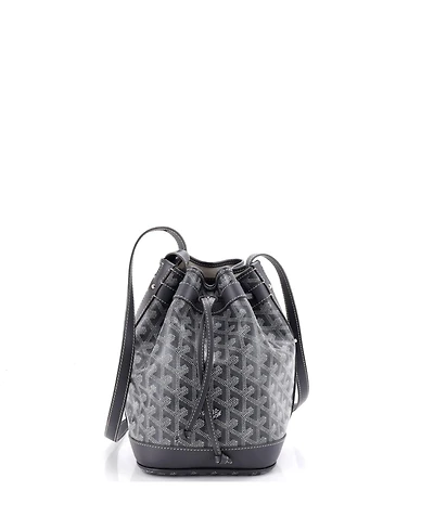 Pre-Owned Goyard Pm Petit Flot Bucket Bag Coated Canvas