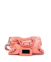 Pre-Owned Balenciaga Medium City Classic Studs Bag Leather