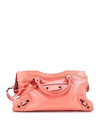 Pre-Owned Balenciaga Medium City Classic Studs Bag Leather