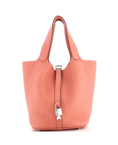 Pre-Owned Hermes Gm Picotin Lock Bag Clemence