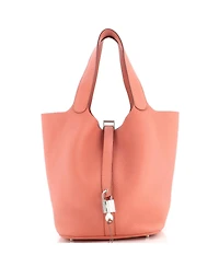 Pre-Owned Hermes Gm Picotin Lock Bag Clemence