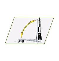 Cobi Historical Collection Wwii V2 Rocket and Transporter Executive Edition 1191-Piece Building Set, Ages 10+