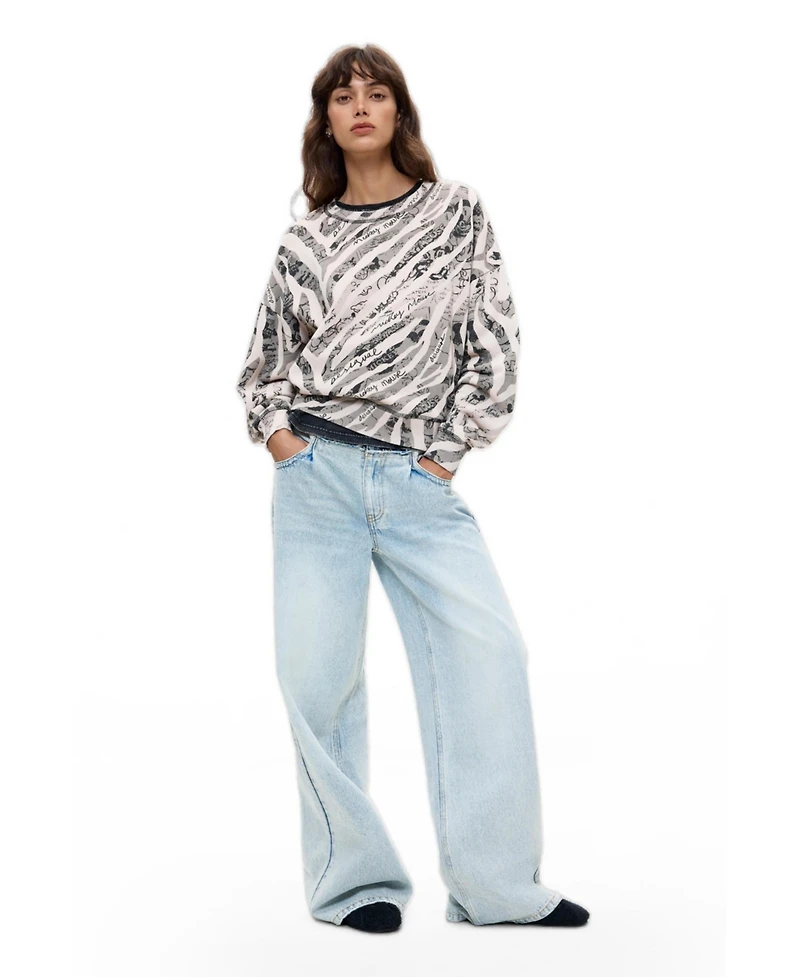 Desigual Women's Printed Mickey sweatshirt