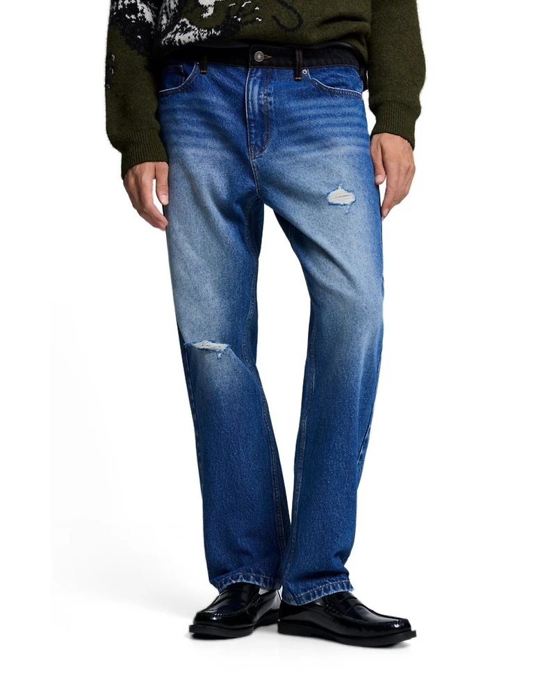 Desigual Men's Double Waist Jeans