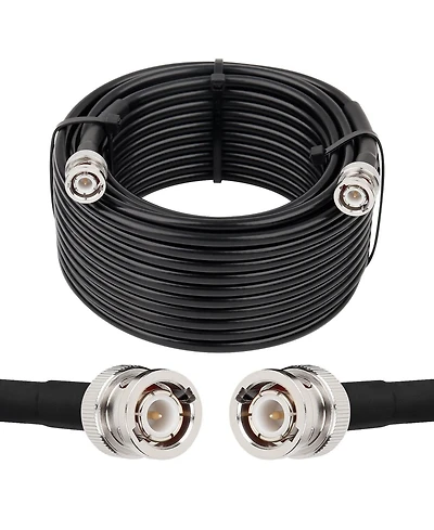 Lofree Low Loss Bnc Coaxial Cable 50 Ohm Solid Copper Shielded Extension for Radio Antennas