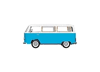 Cobi Young Timers Volkswagen Transporter T2B Bus 2366-Piece Building Set, Ages 11+