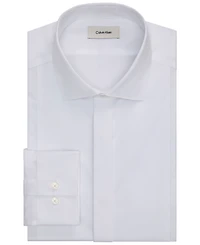 Calvin Klein Men's Tailored Occasion Slim-Fit Stretch Pique Bib Dress Shirt