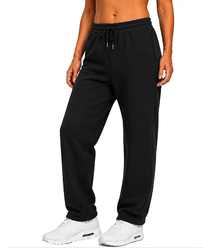 Blue Ice Women's Loose-Fit Heavyweight Open-Bottom Sweatpants