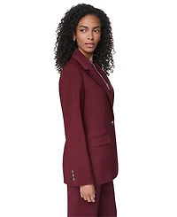 Dkny Petite Tech Tailoring Single-Breasted Stretch Blazer