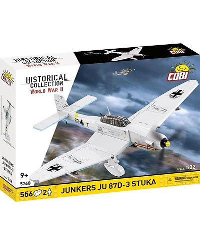 Cobi Historical Collection Junkers Ju 87 D-3 Stuka 556-Piece Building Set, Ages 9+