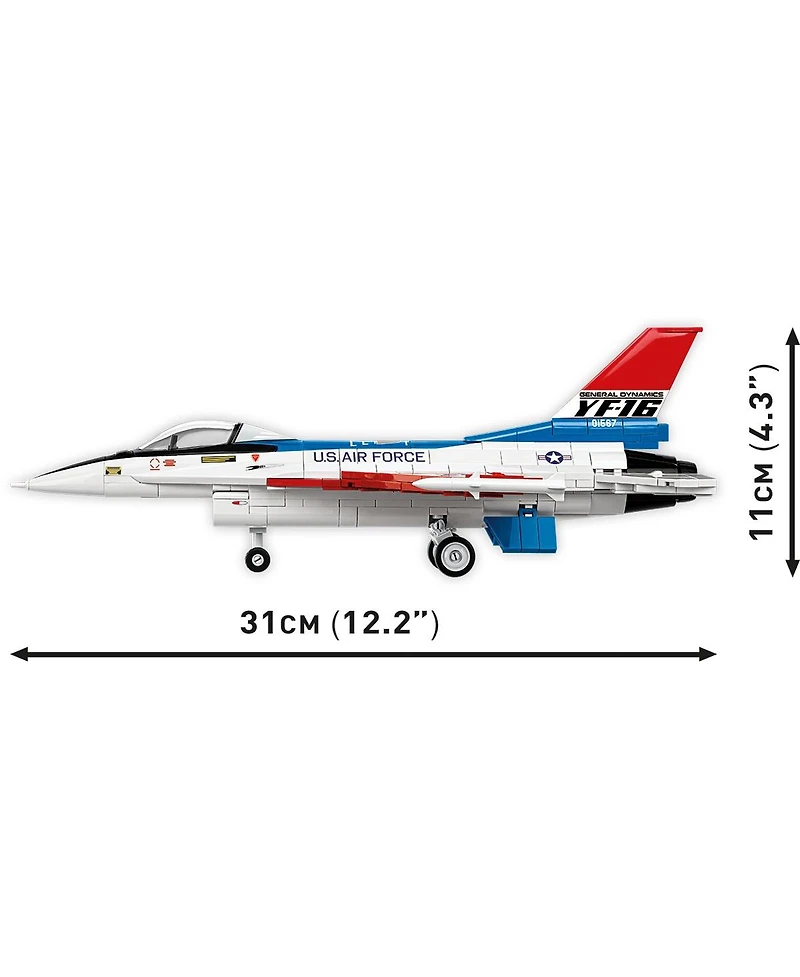 Cobi Lockheed Martin F-16 (Yf-16) First Flight Edition 1974 375-Piece Building Set, Ages 8+