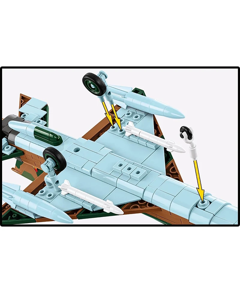 Cobi Armed Forces MiG-21 (Gdr/Czechoslovakia) Fighter Jet 396-Piece Building Set, Ages 8+