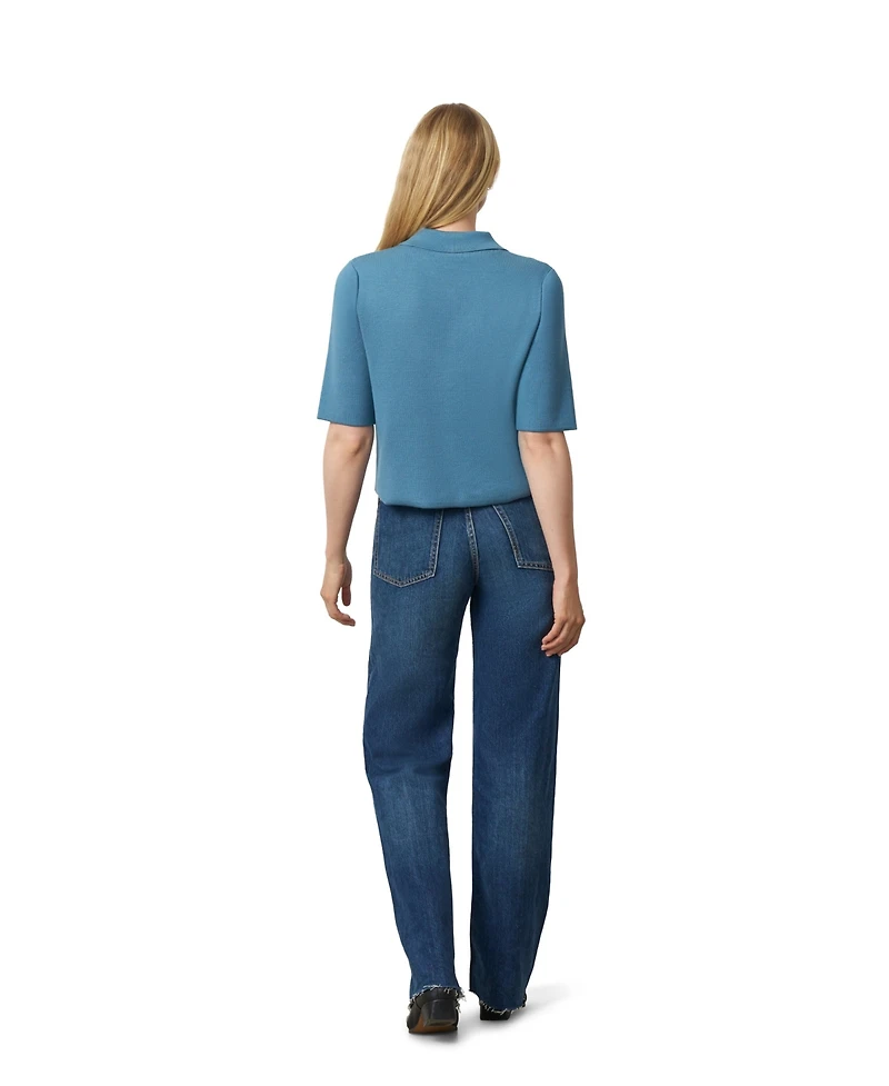 Cable & Gauge Women's Milano Knit Button-Front Cardigan