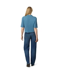 Cable & Gauge Women's Milano Knit Button-Front Cardigan