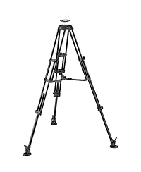 Manfrotto 3-Section Aluminum Twin Leg Video Tripod with Mid-Level Spreader