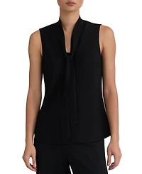Kasper Women's Sleeveless Tie-Neck Top, Regular & Petite