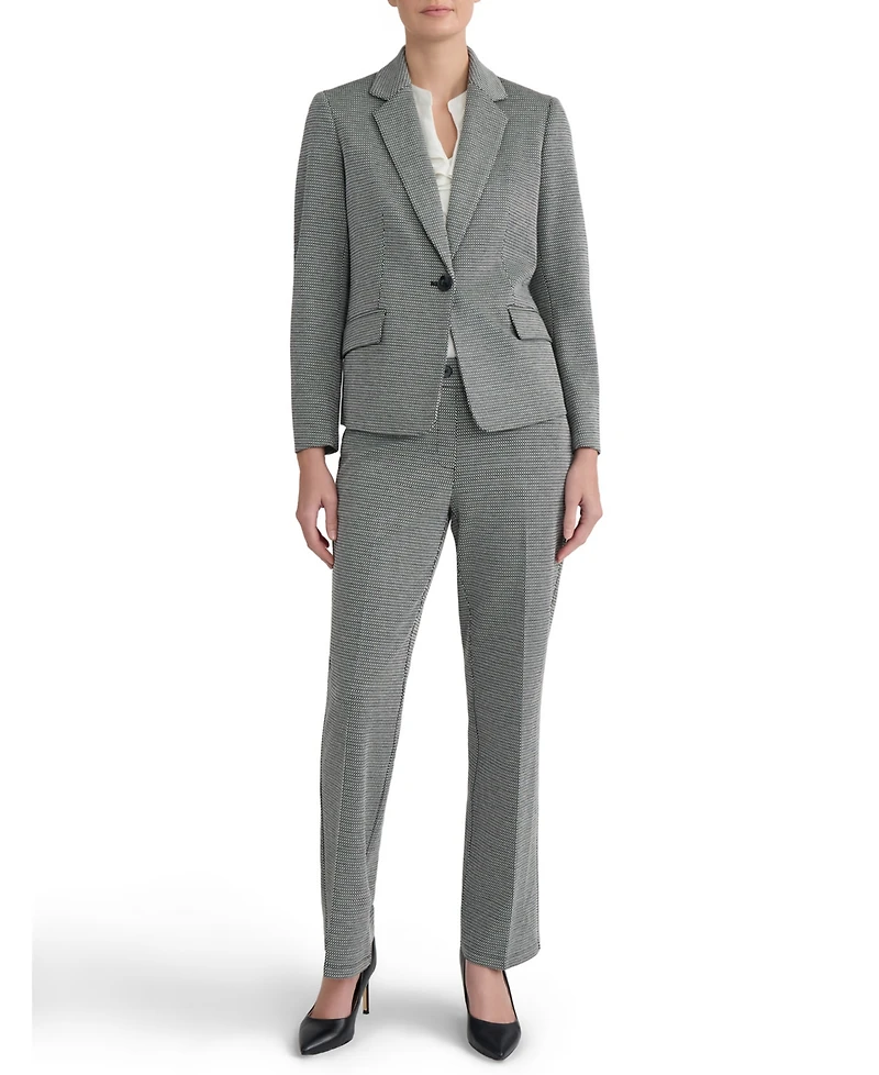 Kasper Women's Jacquard Notch-Collar Blazer