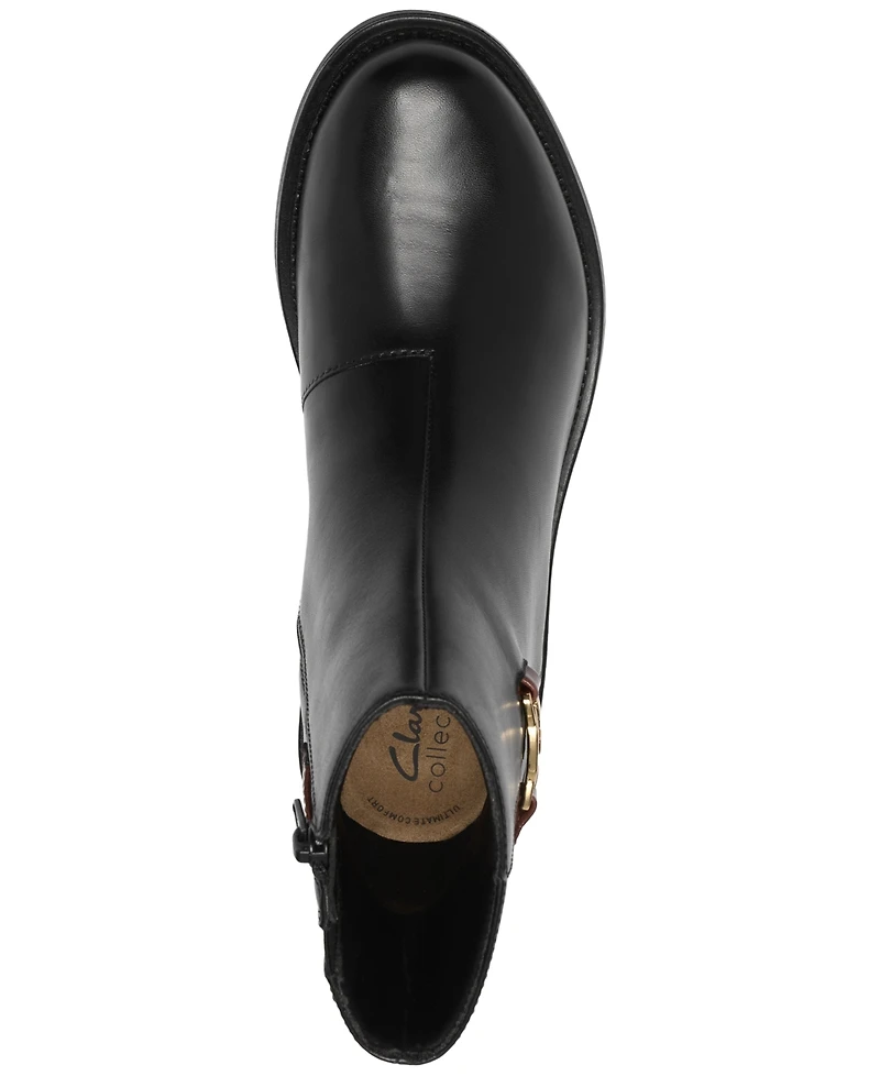 Clarks Women's Maye Kaylie Zipper Booties